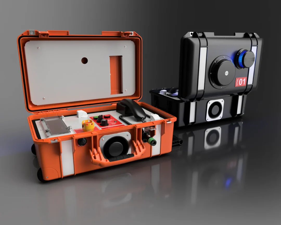 Valise de sécurité industrielle mobile